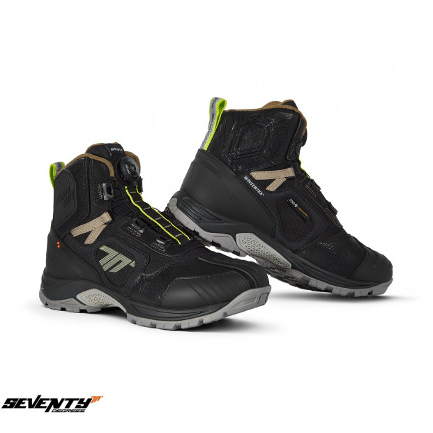 Ботинки Seventy Degrees SD-BA7 STELVIO BAJA BLACK/ARENA/YELLOW FLUOR