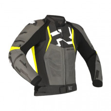 Куртка STRADALE LEATHER yellow/grey