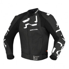 Куртка STRADALE LEATHER black/white