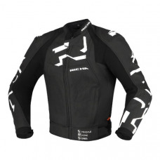 Куртка STRADALE LEATHER black/white