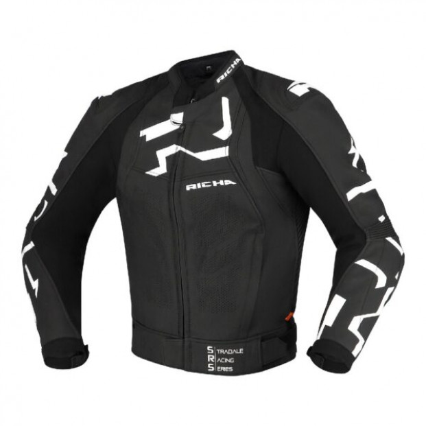 Куртка STRADALE LEATHER black/white